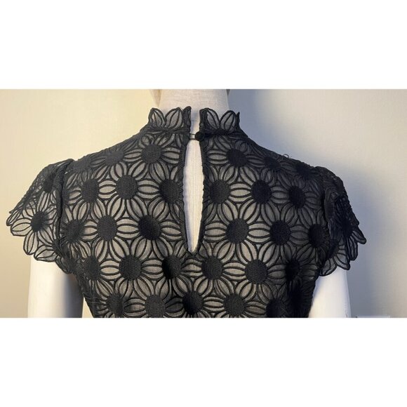 MILLY GUIPURE LACE IN GOTH DAISY SHEATH DRESS 4 - Picture 7 of 12